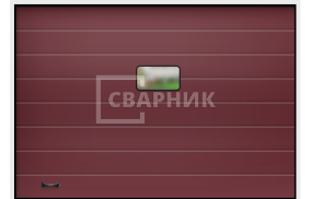 Ручные секционные ворота 2125×2500 СВВ-7939