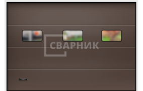 Ворота секционные 5×5 СВВ-8444