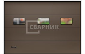 Ворота секционные 4х4 СВВ-8367