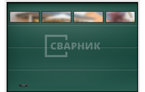 Промышленные секционные ворота Дорхан 3500×2000 СВВ-8706