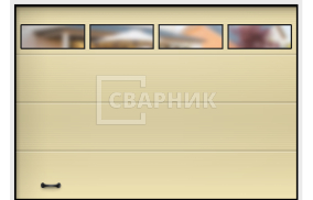 Секционные ворота 5 м автоматика СВВ-8429
