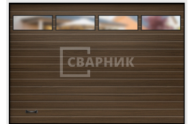 Ворота секционные Алютех 2250×2750 СВВ-7037