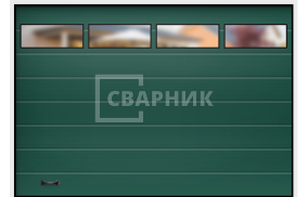 Промышленные секционные ворота 2500×4500 СВВ-8753