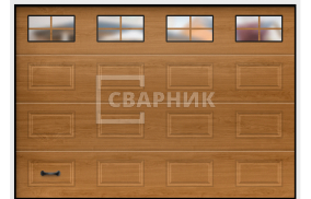 Гаражные секционные ворота Алютех 2750×2250 СВВ-7088