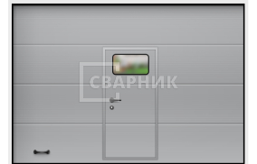 Alutech Prestige ворота секционные подъемные 2500×2125 СВВ-7019