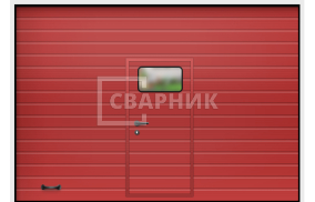 Гаражные секционные ворота москва 2500×2500 СВВ-8143