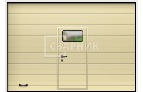 Секционные гаражные ворота Hormann 2250×3000 СВВ-7399
