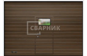 Ворота секционные торсионные 2500×2250 СВВ-7996