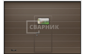 Подъемные ворота с дверью 2750×2125 СВВ-7841