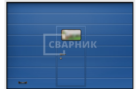 Подъемные ворота 5000×5000 СВВ-8451