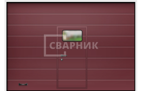 Ворота вертикальные подъемные секционные 2500×2250 СВВ-7616