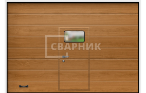 Откатные ворота EI-60 с фундаментом 4000×4000 СВВ-8500