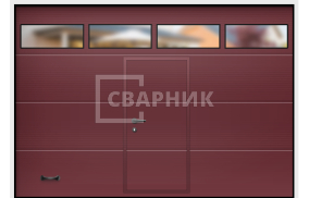 Торсионные секционные ворота 2500×2500 СВВ-8034