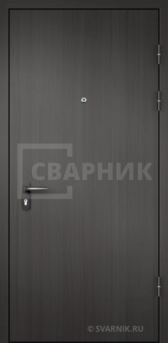 Дверь тамбурная глухая в подъезд ламинат — ламинат ДТ-7 — фото 1