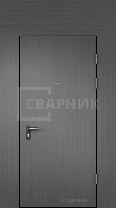 Дверь тамбурная глухая с фрамугой и перегородкой винорит — винорит ДТ-99 — фото 1