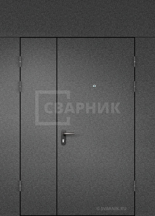 Входная дверь тамбурная в подъезд винилискожа ДТ-217 эконом класс — фото 1