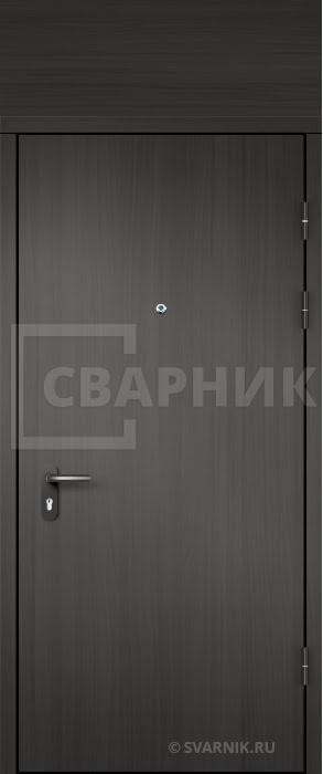 Дверь в тамбур дома глухая с фрамугой ДТ-88 — фото 1